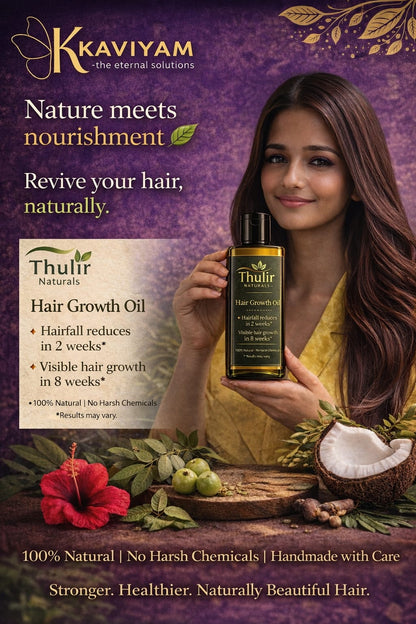 Thulir Hair Growth Oil - Zero Chemical